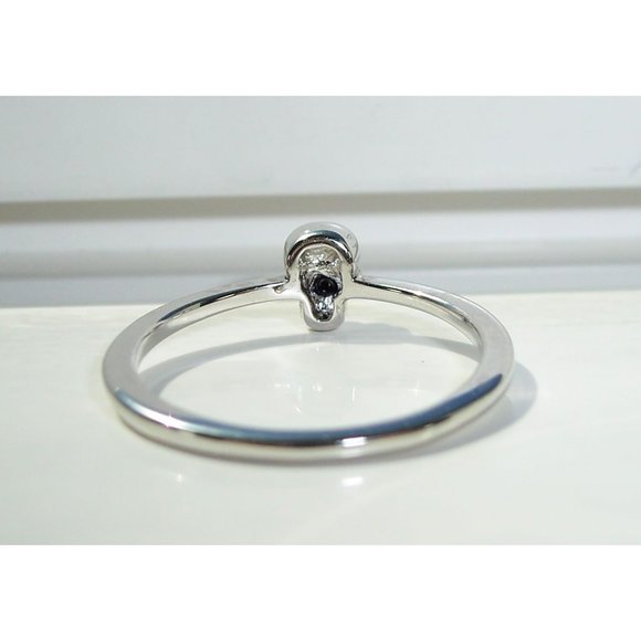 925 STERLING SILVER Dainty Phantom Skull Ring Goth Punk - Picture 8 of 14